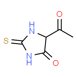 Hydantoin,5-acetyl-2-thio- (5CI)结构式