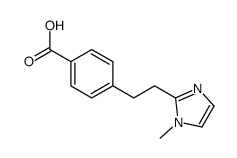 4-[2-(1-methylimidazol-2-yl)ethyl]benzoic acid Structure