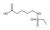 5-(ethylsulfonylamino)pentanoic acid结构式