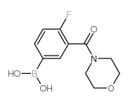 (4-Fluoro-3-(morpholine-4-carbonyl)phenyl)boronic acid picture