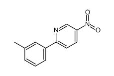 5-nitro-2-m-tolylpyridine Structure