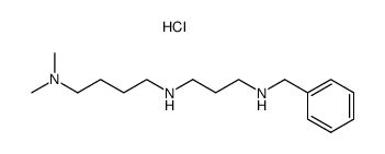 N(1)-Benzyl-N(8),N(8)-dimethylspermidine Trihydrochloride结构式