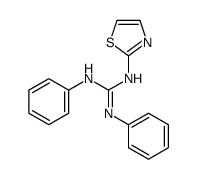 1,3-diphenyl-2-(1,3-thiazol-2-yl)guanidine Structure