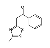 2-(3-methyl-1,2,4-thiadiazol-5-yl)-1-phenylethanone Structure