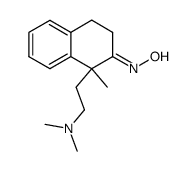 1-<2-(N,N-dimethylamino)ethyl>-1-methyl-2-tetralone oxime Structure