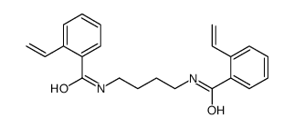 2-ethenyl-N-[4-[(2-ethenylbenzoyl)amino]butyl]benzamide结构式