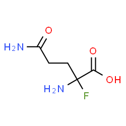 dl-erythro-4-fluoroisoglutamine Structure