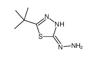 (5-tert-butyl-1,3,4-thiadiazol-2-yl)hydrazine结构式