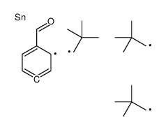 4-[tris(2,2-dimethylpropyl)stannyl]benzaldehyde Structure