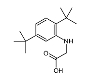 2-(2,5-ditert-butylanilino)acetic acid Structure