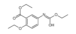 ethyl 2-ethoxy-5-(ethoxycarbonylamino)benzoate Structure