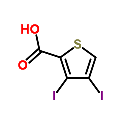 3,4-Diiodo-2-thiophenecarboxylic acid Structure