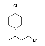 1-(4-bromobutan-2-yl)-4-chloropiperidine Structure