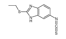 2-ethylsulfanyl-6-isothiocyanato-1H-benzimidazole结构式