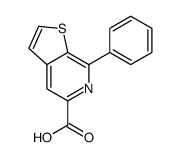 7-phenylthieno[2,3-c]pyridine-5-carboxylic acid结构式