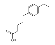 5-(4-ethylphenyl)pentanoic acid结构式