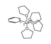 [(C6H5)CaI(tetrahydrofuran)4] Structure