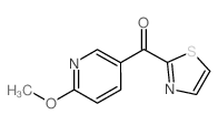 2-METHOXY-5-THIAZOYLPYRIDINE Structure