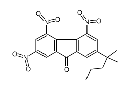 2-(2-methylpentan-2-yl)-4,5,7-trinitrofluoren-9-one Structure