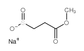 Sodium 3-methoxy-3-oxopropane-1-sulfinate Structure