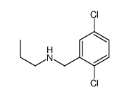 N-[(2,5-dichlorophenyl)methyl]propan-1-amine Structure