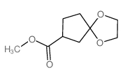 methyl 1,4-dioxaspiro[4.4]nonane-7-carboxylate结构式