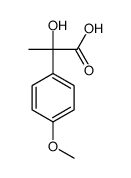 2-Hydroxy-2-(4-methoxyphenyl)propionic acid structure