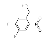 (4,5-difluoro-2-nitro-phenyl)-methanol结构式