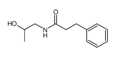 N-(2-hydroxypropyl)-3-phenylpropanamide结构式