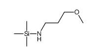 3-methoxy-N-trimethylsilylpropan-1-amine Structure