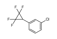 1-chloro-3-(2,2,3,3-tetrafluorocyclopropyl)benzene Structure