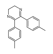 5,6-bis(4-methylphenyl)-2,3-dihydropyrazine Structure