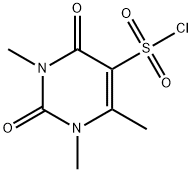 1,3,6-trimethyl-2,4-dioxo-1,2,3,4-tetrahydropyrimidine-5-sulfonyl chloride structure