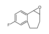 2H-Benzo[3,4]cyclohept[1,2-b]oxirene, 6-fluoro-1a,3,4,8b-tetrahydro Structure