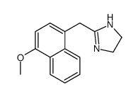 2-[(4-methoxynaphthalen-1-yl)methyl]-4,5-dihydro-1H-imidazole Structure