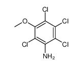 2,4,5,6-Tetrachloro-m-anisidine structure