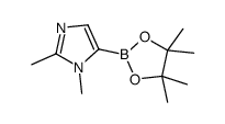 1,2-Dimethyl-5-(4,4,5,5-tetramethyl-1,3,2-dioxaborolan-2-yl)-1H-imidazole Structure