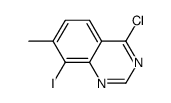 4-chloro-8-iodo-7-methylquinazoline Structure