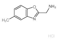(5-methyl-1,3-benzoxazol-2-yl)methanamine结构式