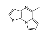 (9CI)-5-甲基吡咯并[1,2-a]噻吩并[3,2-e]吡嗪结构式