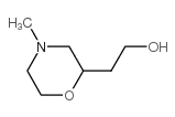 2-(4-甲基吗啉-2-基)乙醇结构式