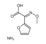 甲氧亚氨基呋喃乙酸铵结构式