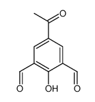 5-acetyl-2-hydroxybenzene-1,3-dicarbaldehyde结构式