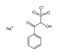 sodium 1-hydroxy-2-oxo-2-phenylethane-1-sulfonate Structure