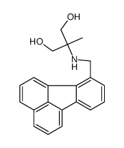 2-(fluoranthen-7-ylmethylamino)-2-methylpropane-1,3-diol Structure