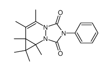 2,3,3,4,5,6-Hexamethyl-9-phenyl-1,7,9-triazatricyclo<5.3.0.02,4>dec-5-en-8,10-dion Structure