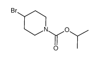 1-methylethyl 4-bromo-1-piperidinecarboxylate结构式