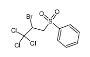 1.1.1-Trichlor-2-brom-3-phenylsulfonyl-propan结构式