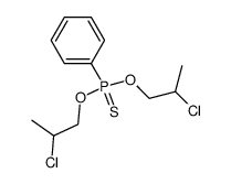 bis(2-chloropropyl) phenylthiophosphonate结构式