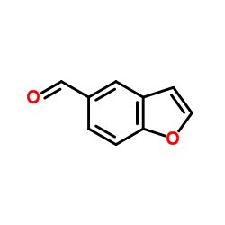 苯并呋喃-5-甲醛结构式